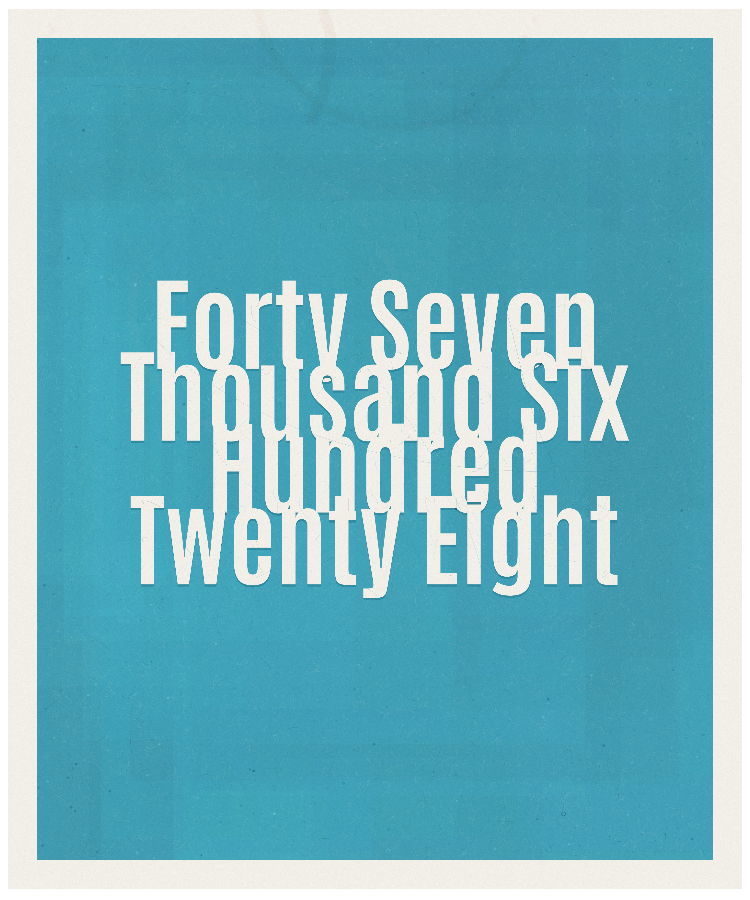 Count #47628