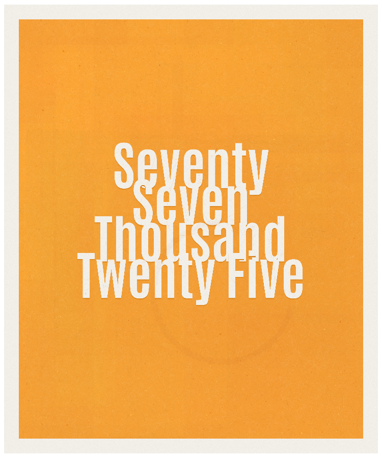 Count #77025