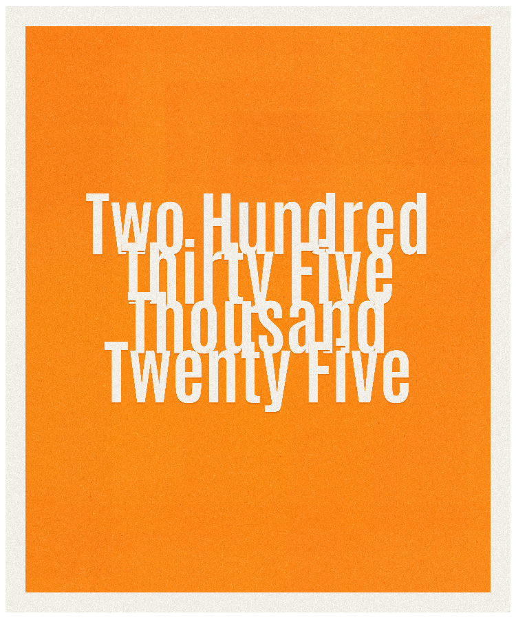 Count #235025