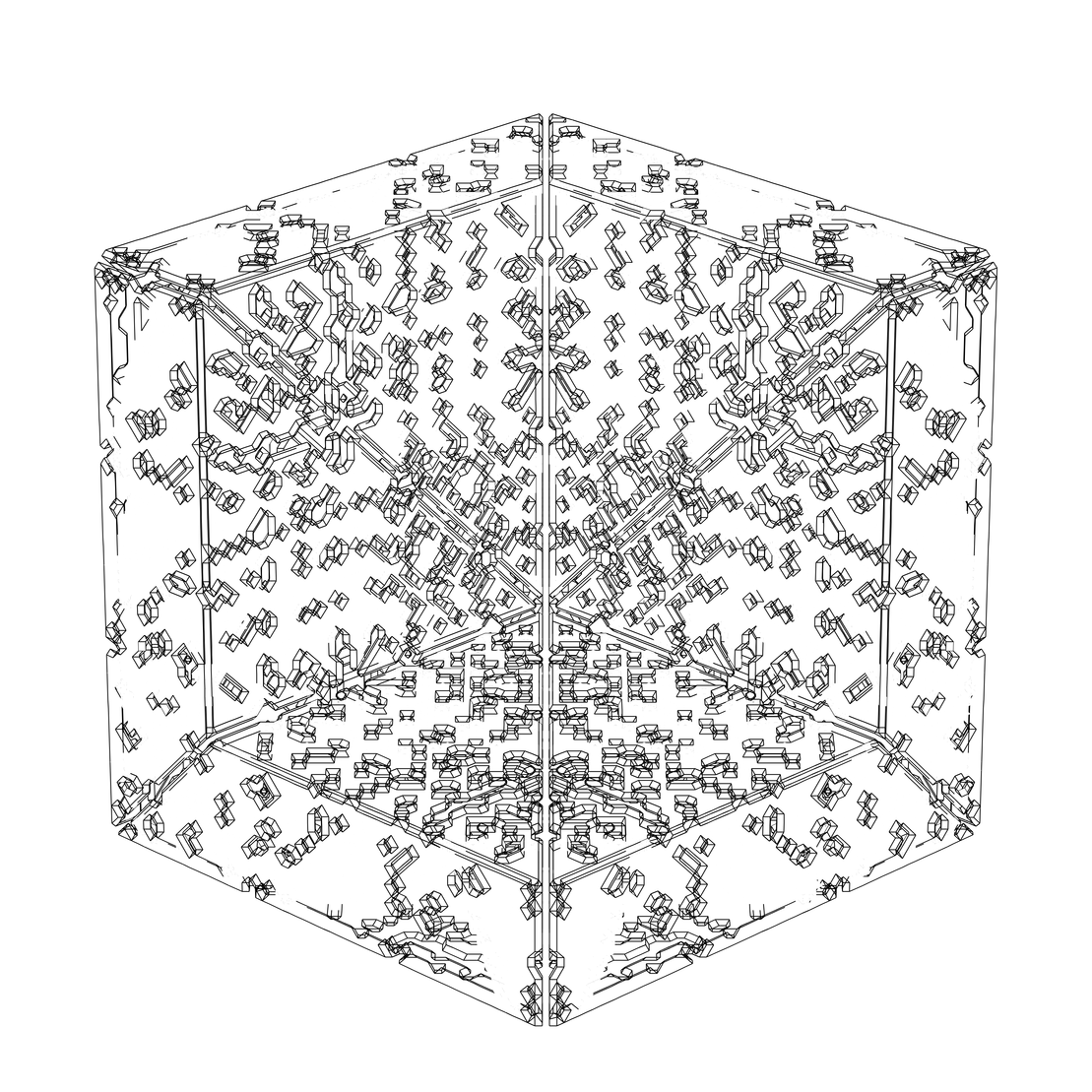 LL21 Alien Art Cube #299