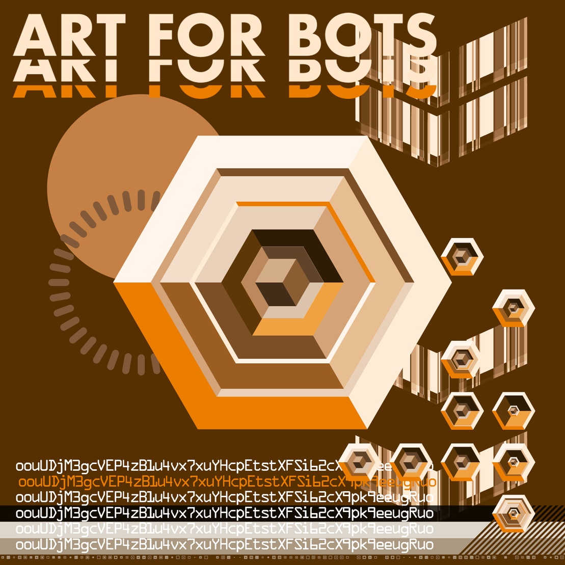 Hexagones - Art for Bots for Humans #61