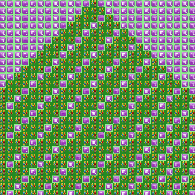 Elementary Cellular Emoji Automata #438