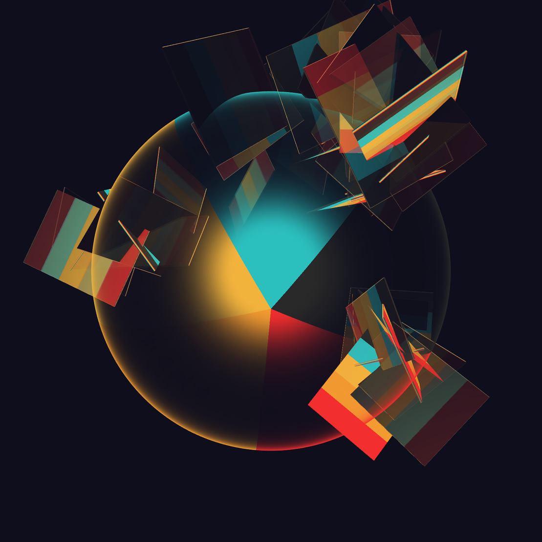 Composition with Sphere 