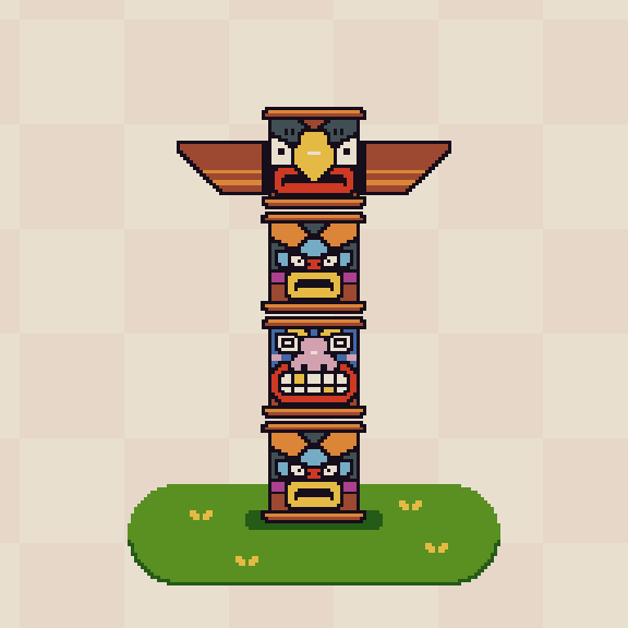 Tiki Totem  #10