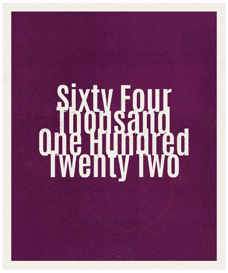 Count #64122