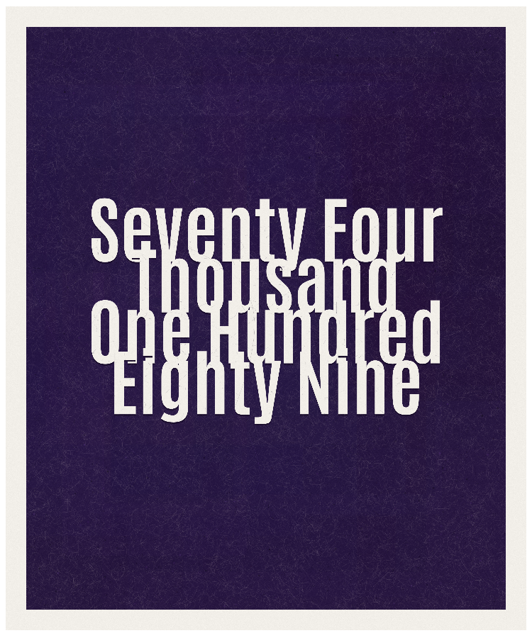Count #74189