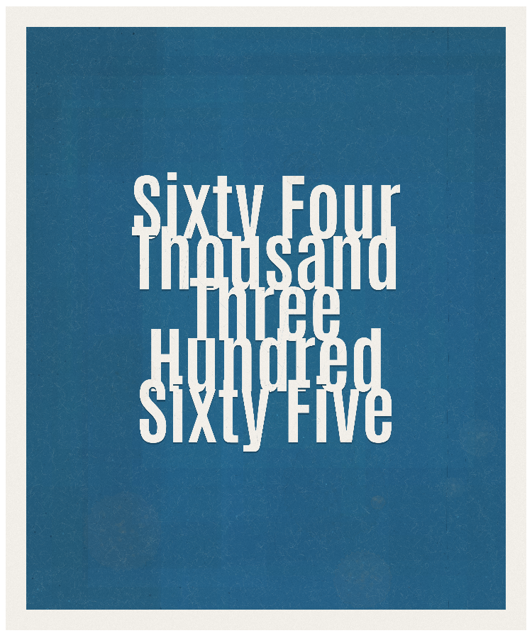 Count #64365