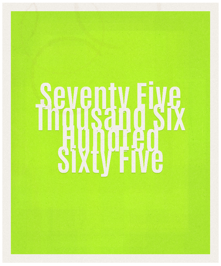 Count #75665