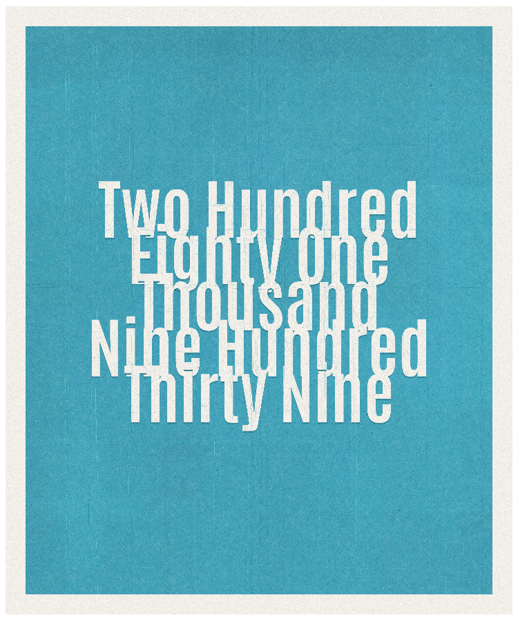 Count #281939