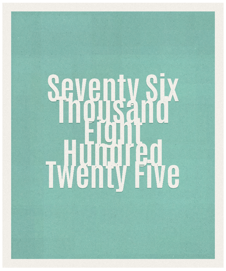 Count #76825