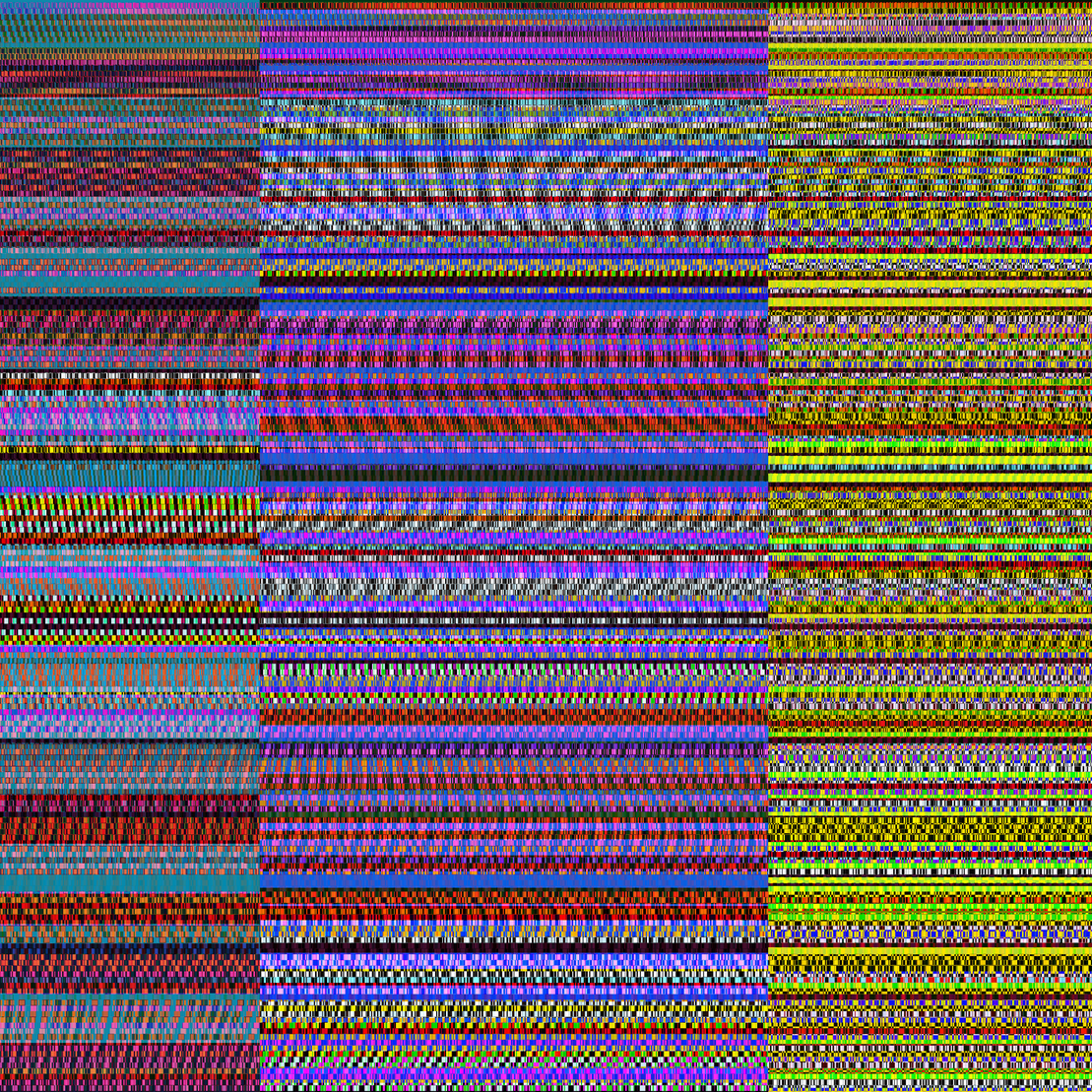 Glitchometry Stripes #1