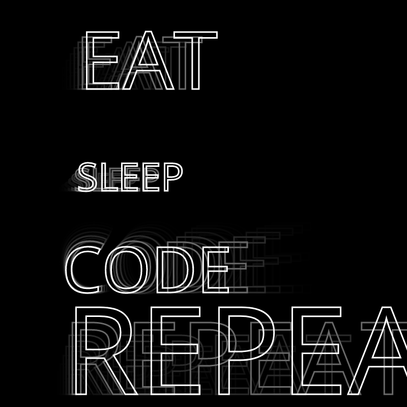 Eat Sleep Code Repeat #4