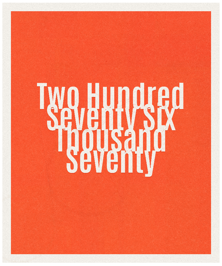 Count #276070