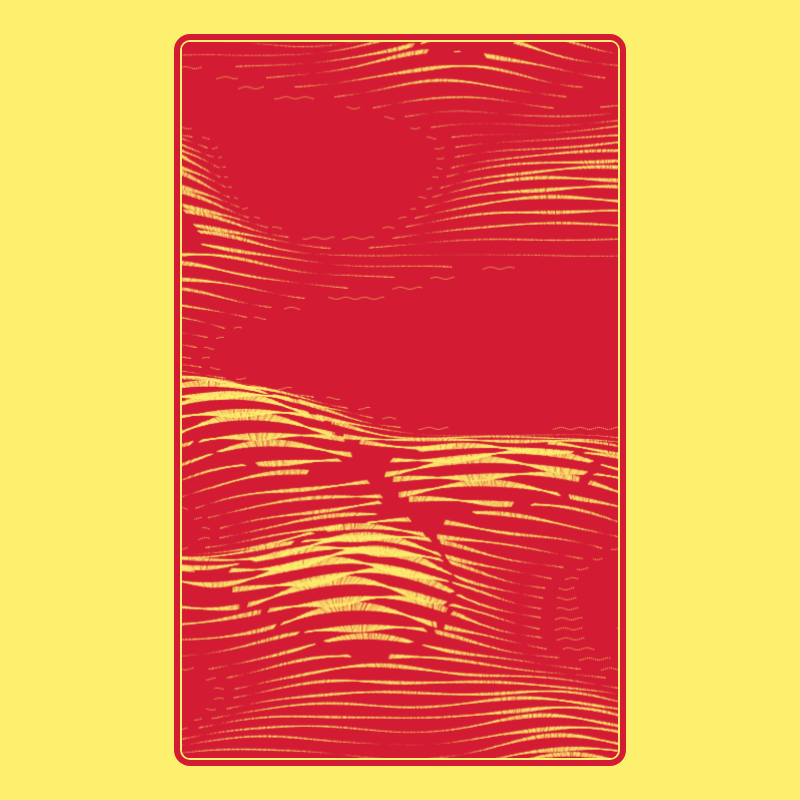 Topographic Playing Card #44