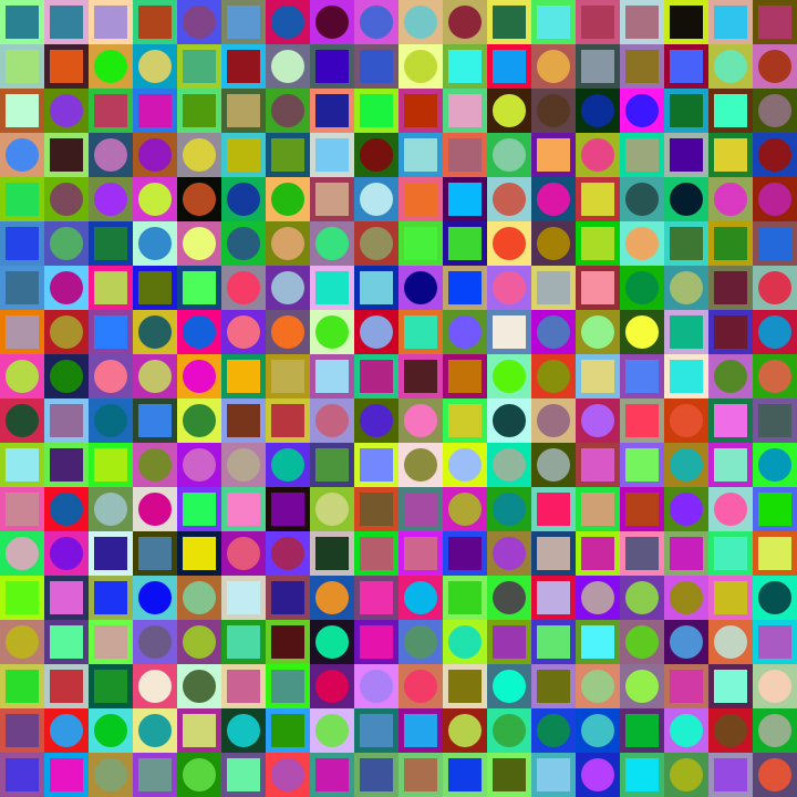 Square Dot Composition #301