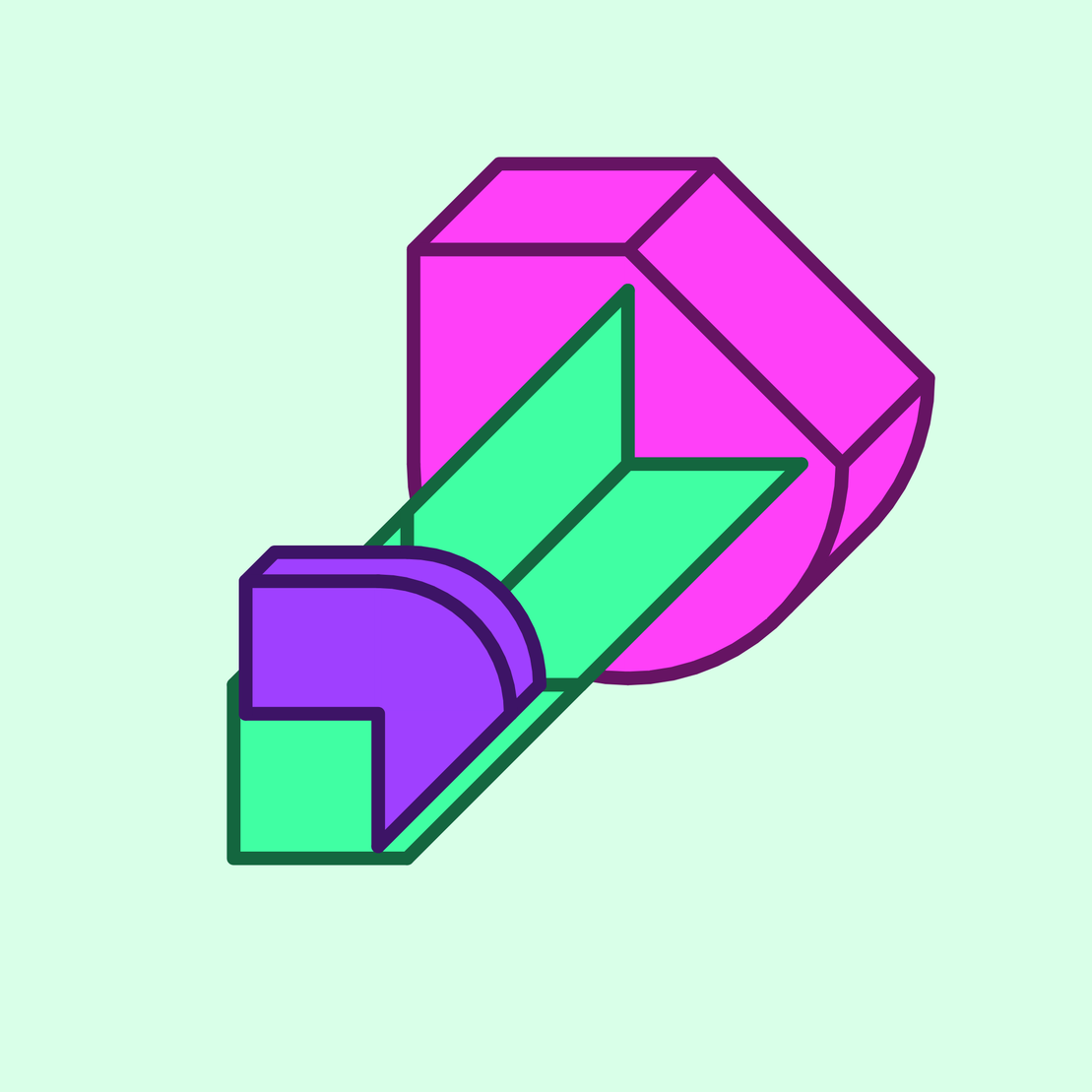 Calm shapes #1609