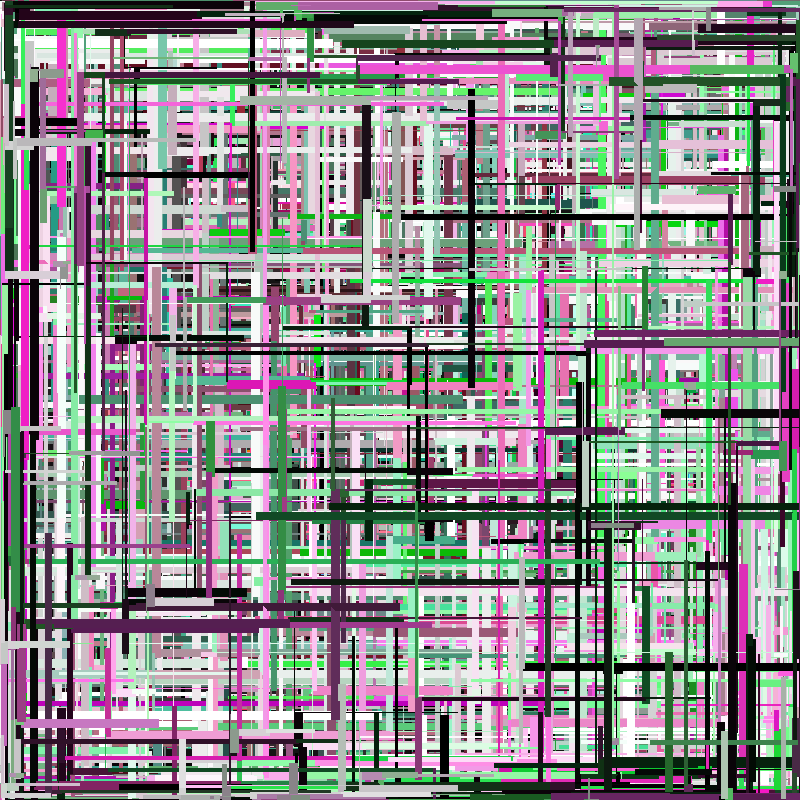 Bifurcations (straight lines) #9