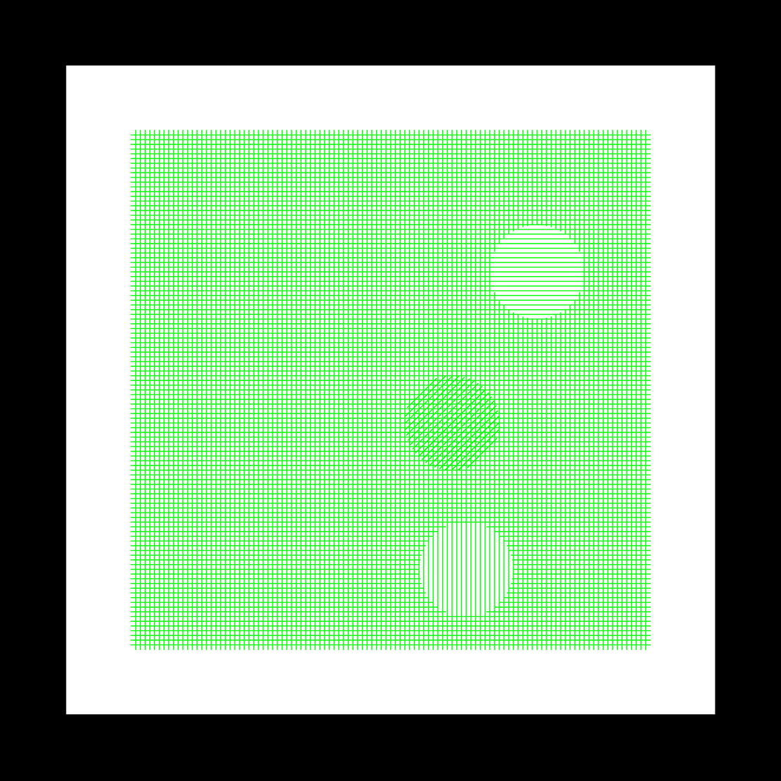 horizontales, verticales et un rond #2