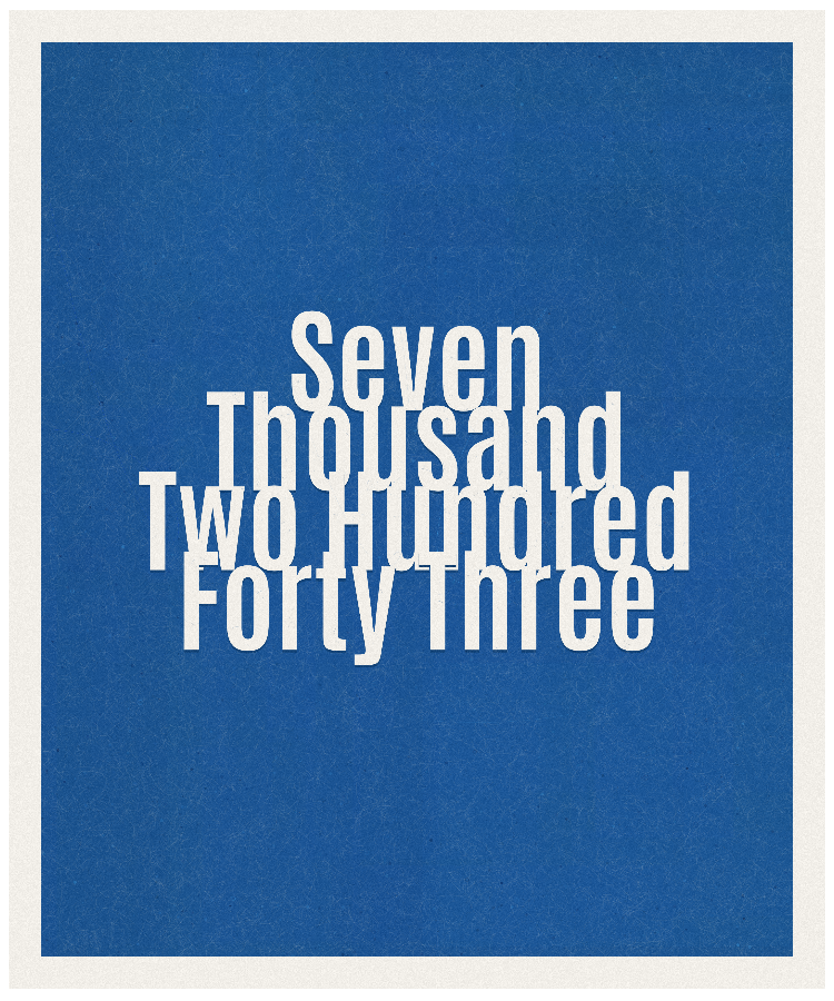 Count #7243