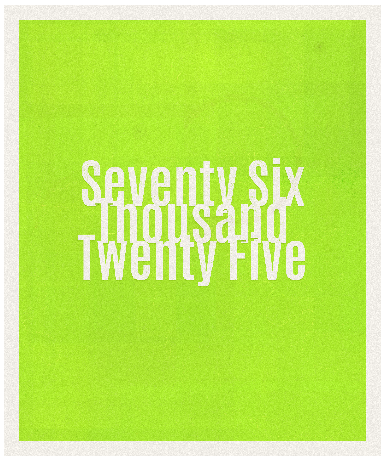 Count #76025