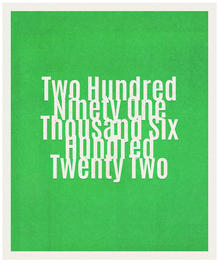 Count #291622