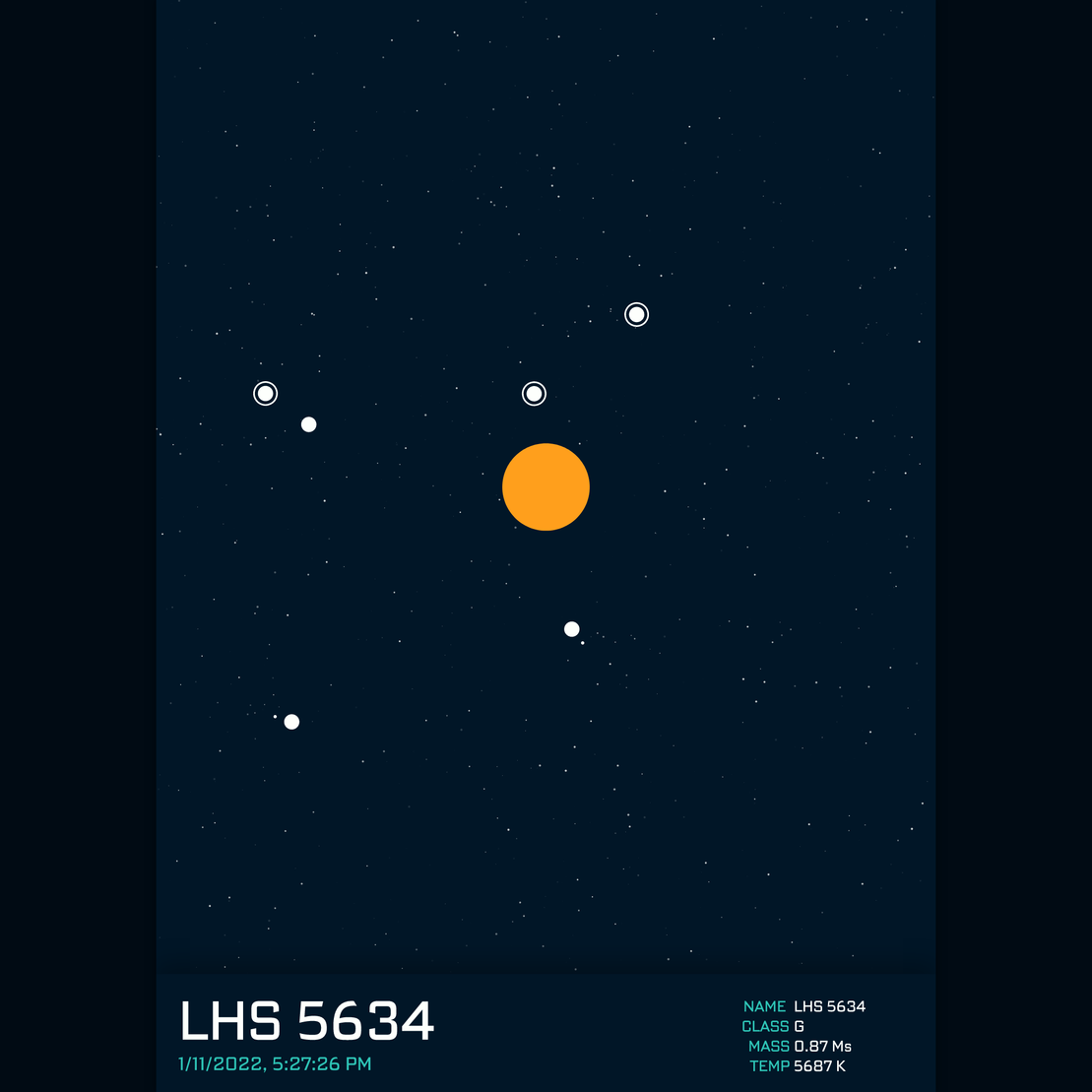 PLANETARY SYSTEM #125