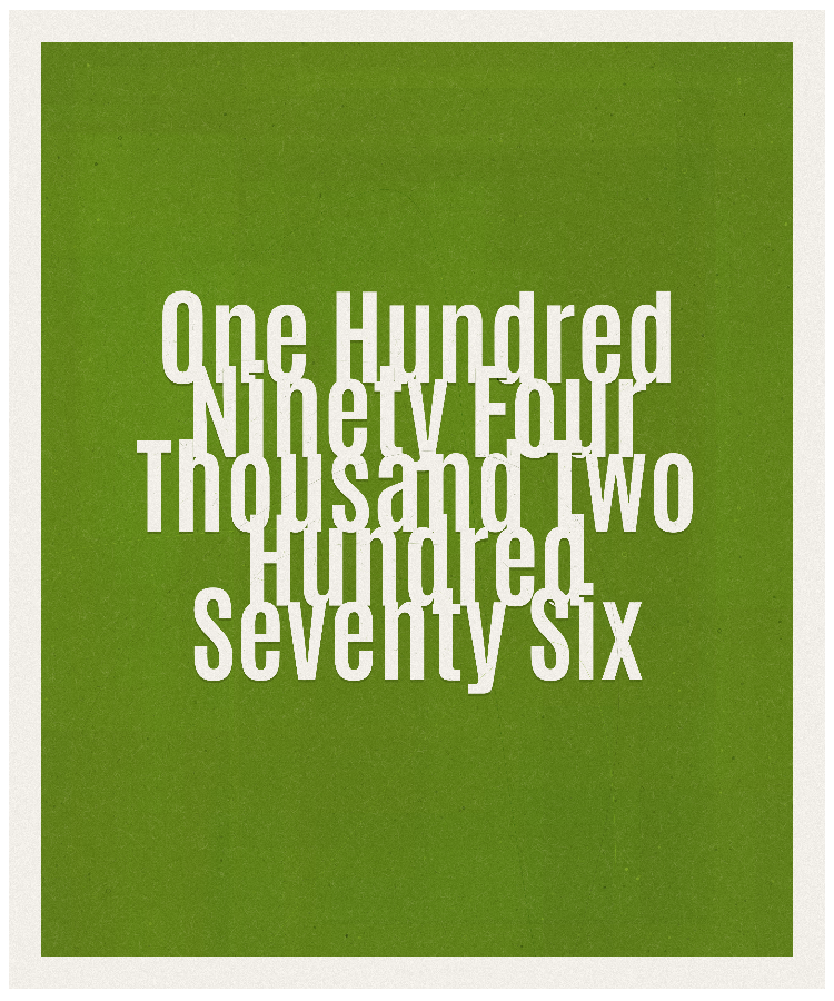 Count #194276