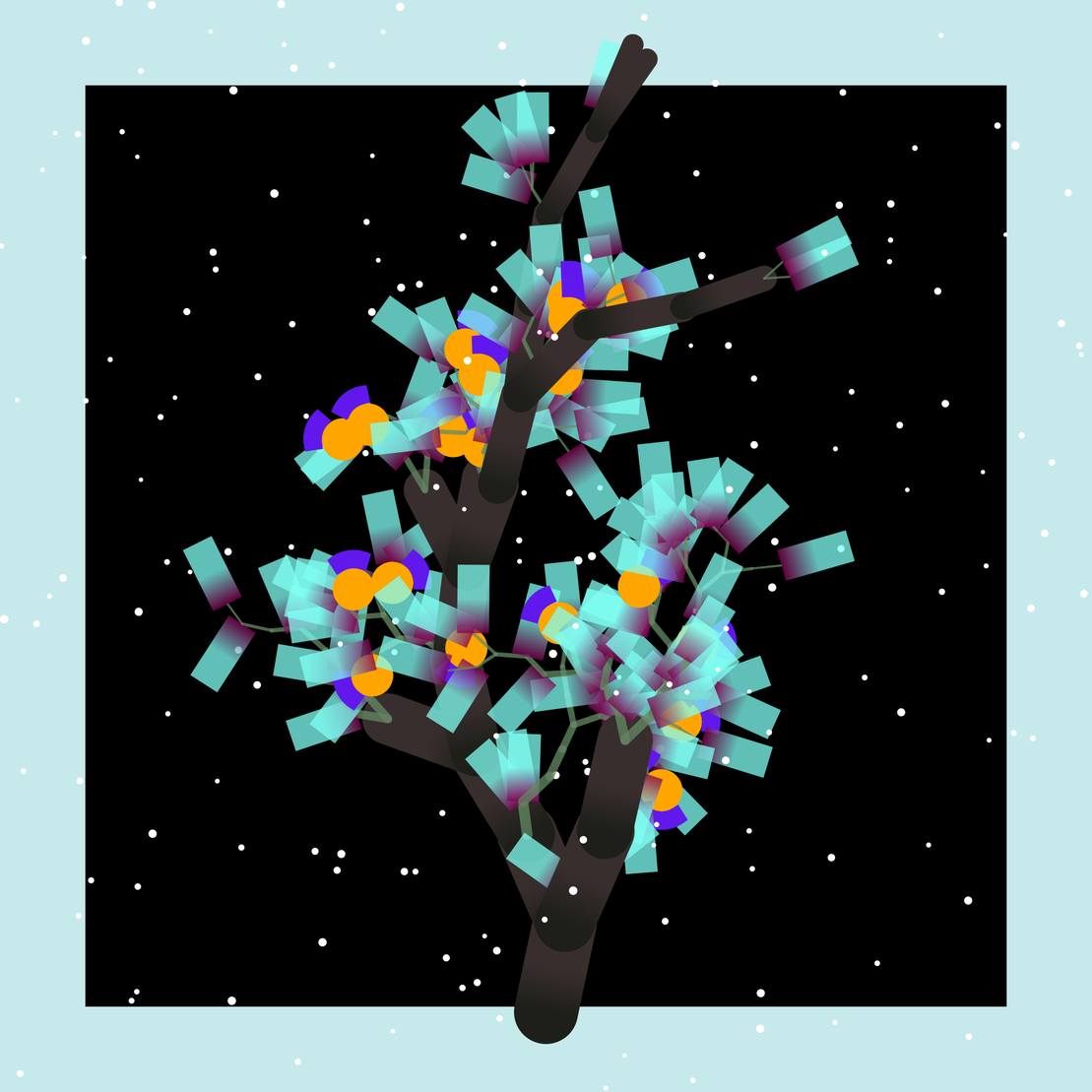 Some generative winter trees #38