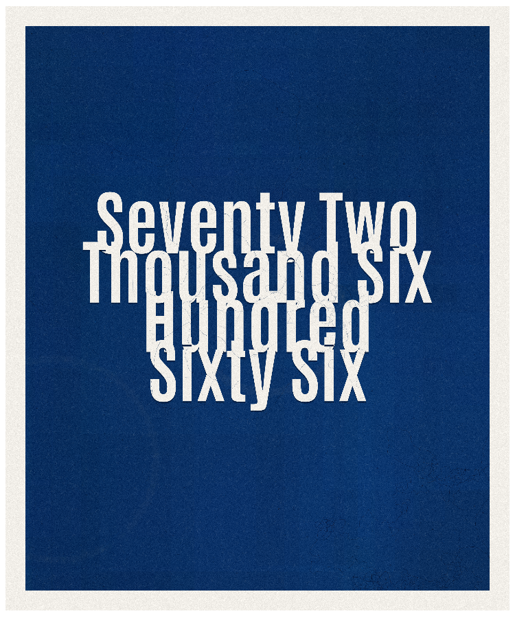 Count #72666