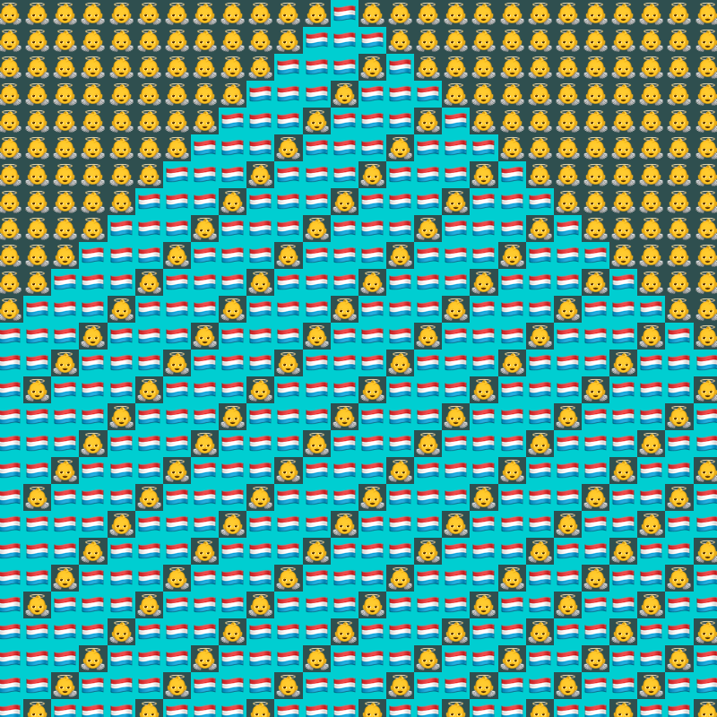 Elementary Cellular Emoji Automata #673