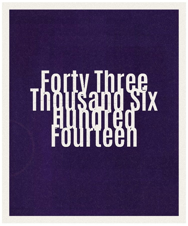 Count #43614