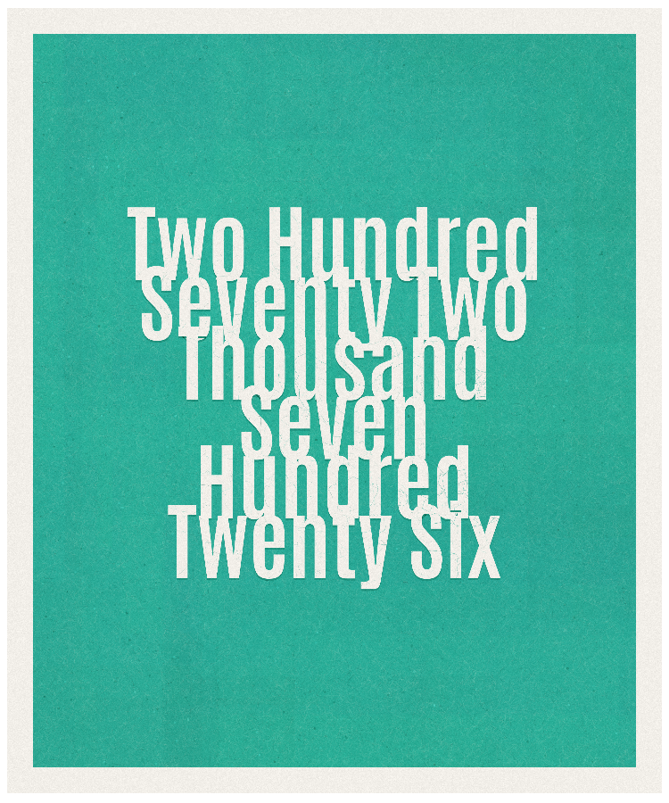 Count #272726