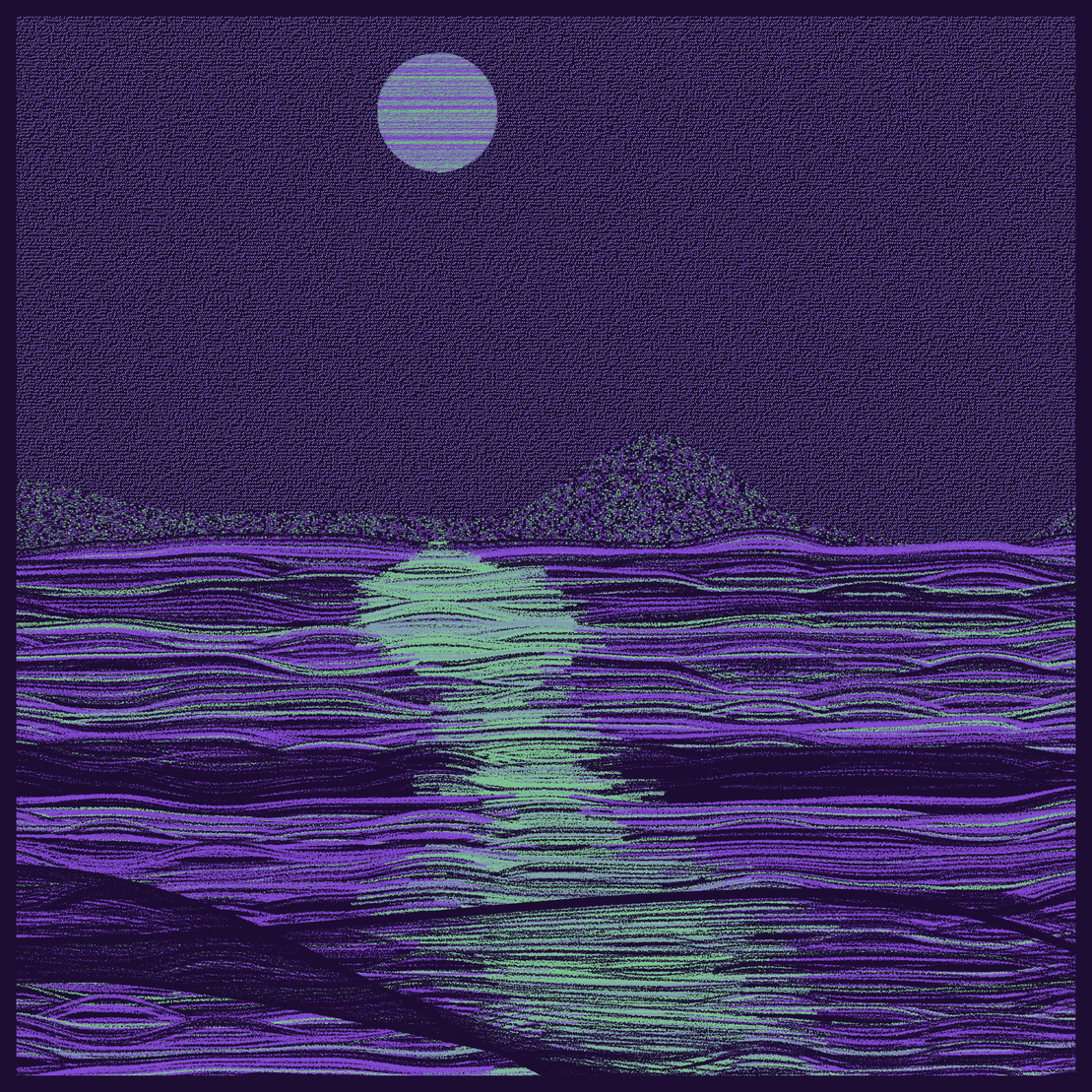 Moonlit Sea #206