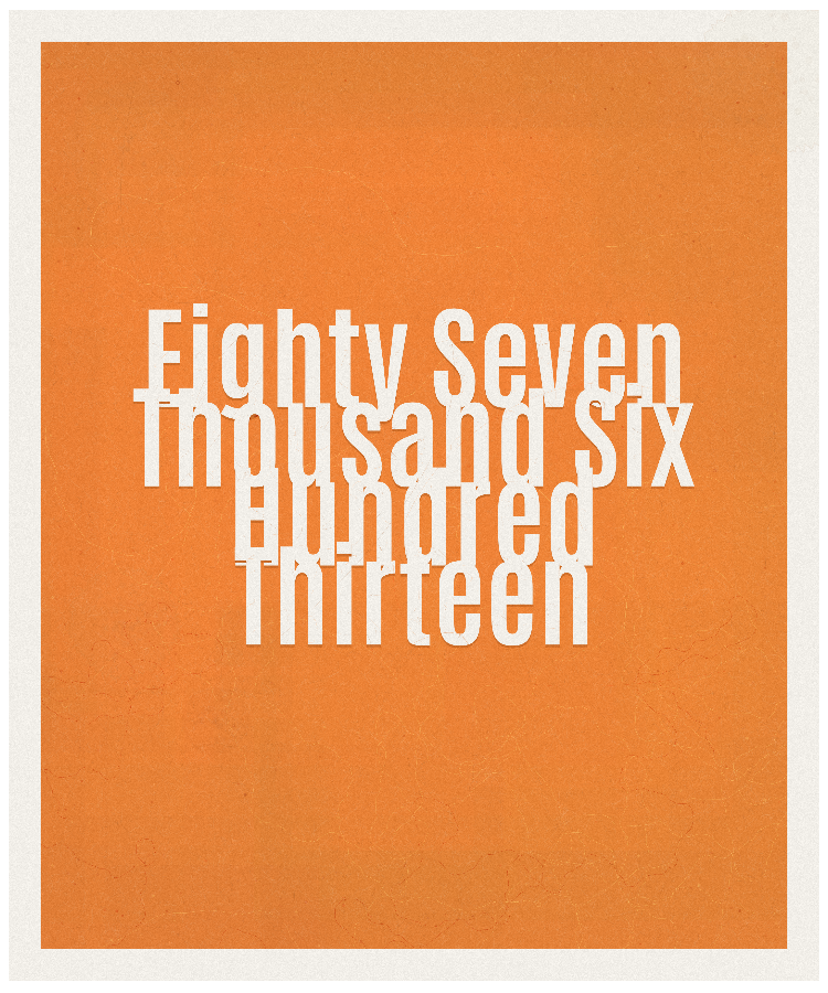 Count #87613