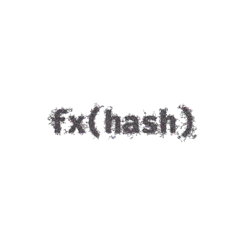 FXHASH Generative Logo #76