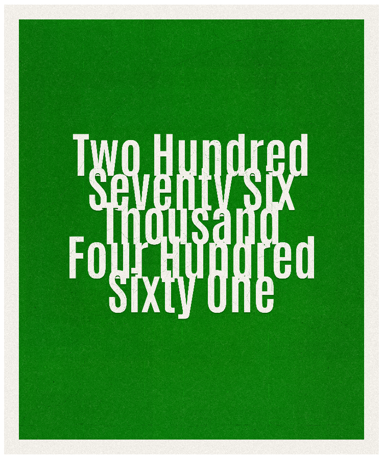 Count #276461