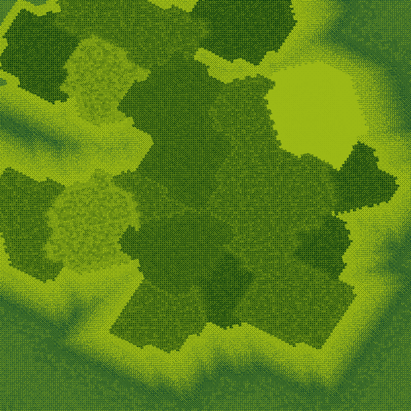 Littlecube Maps: Green Dithering #26