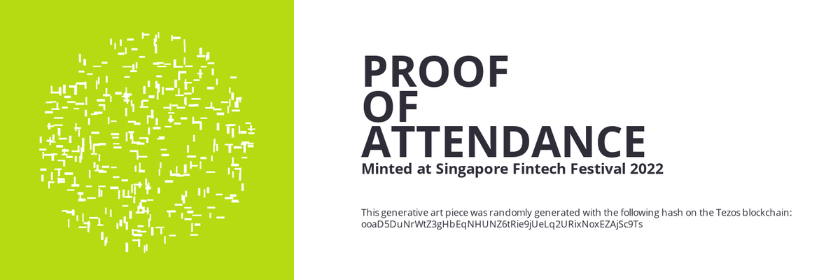 SFF2022 Proof of Attendance Token #161