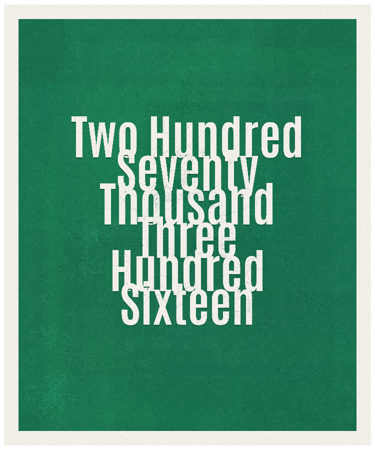 Count #270316