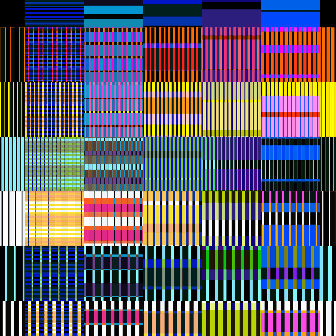 Glitchometry Stripes #9