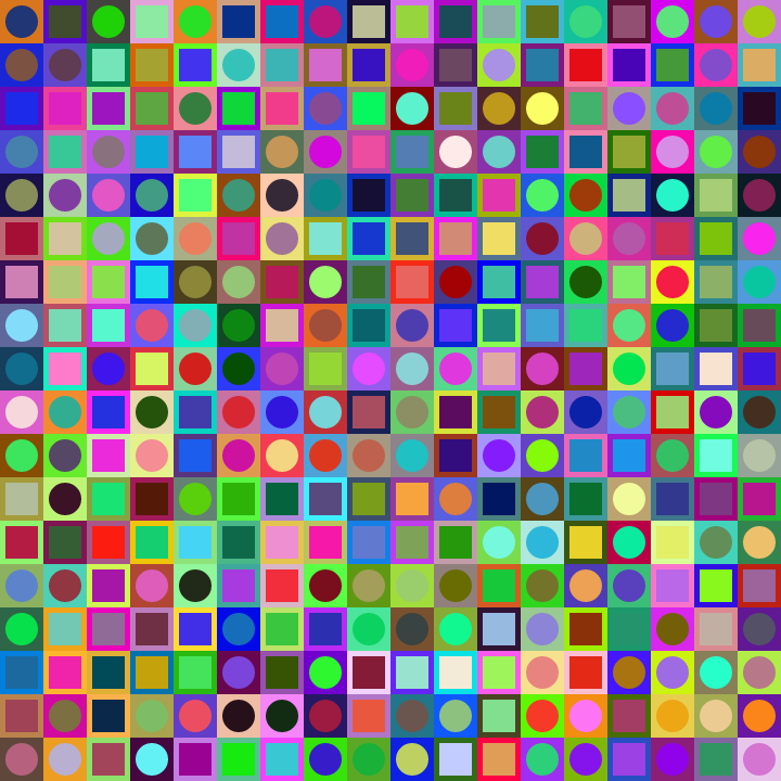 Square Dot Composition #250