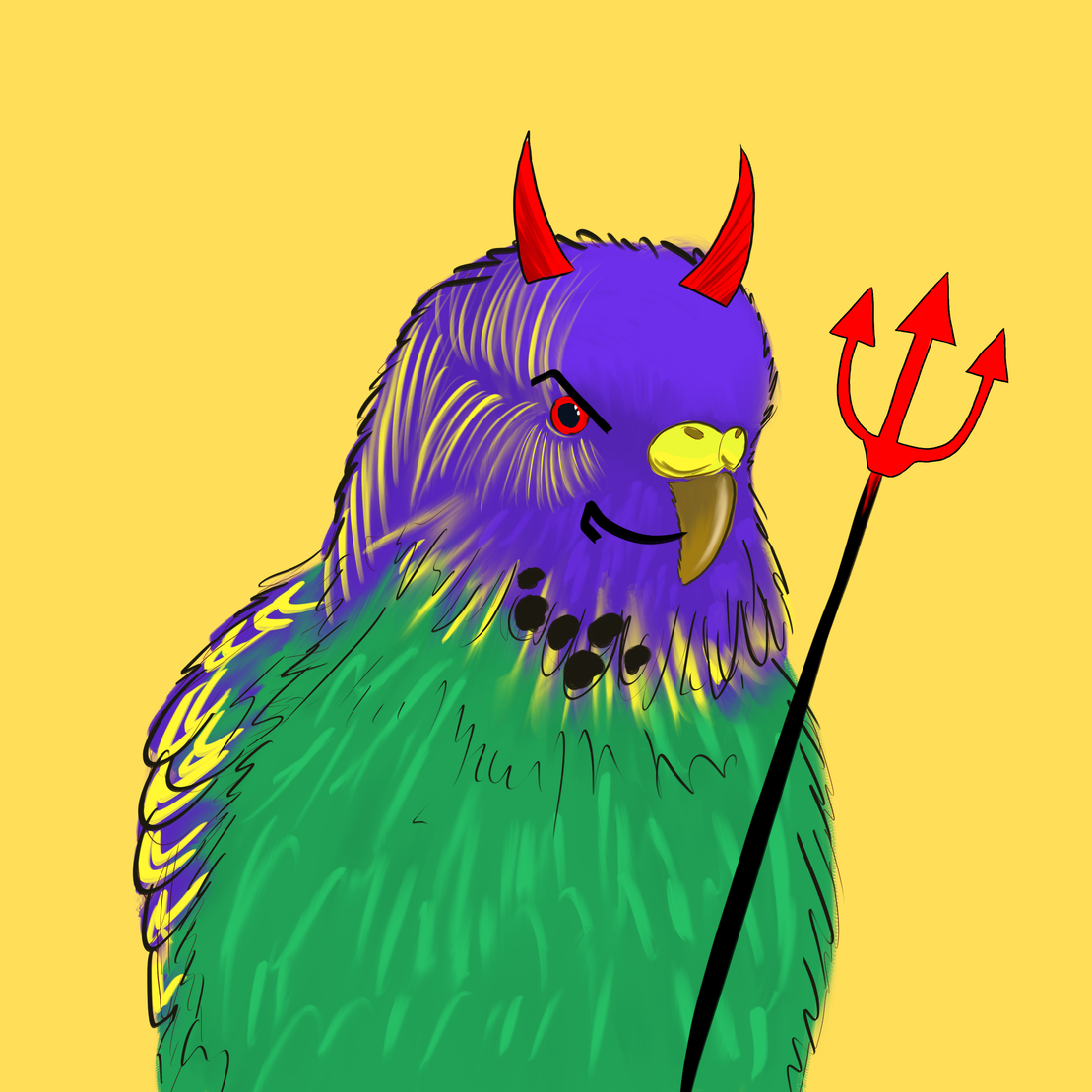 Neon Parrot #3