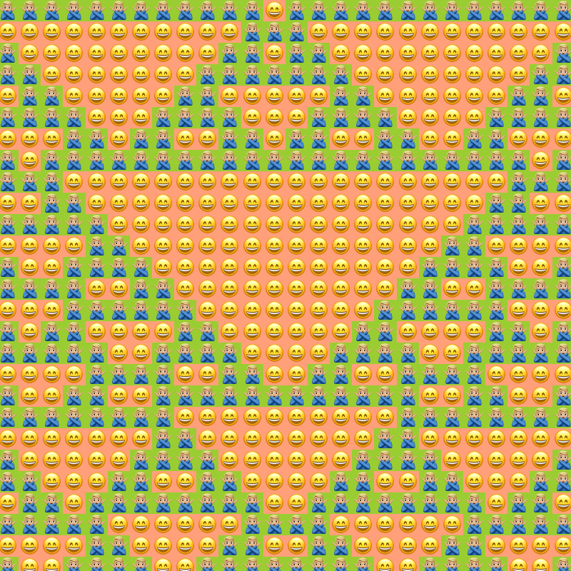 Elementary Cellular Emoji Automata #957