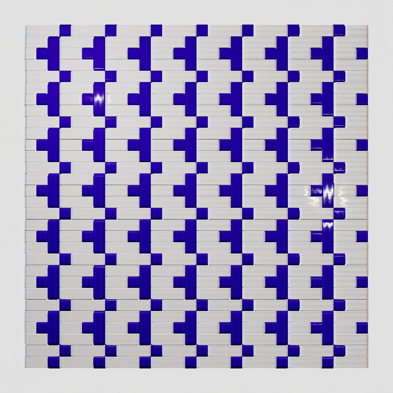 Woven Pattern – Prussian Series #8