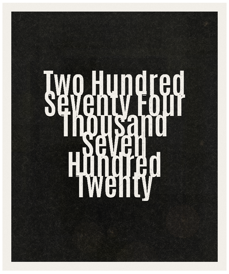 Count #274720