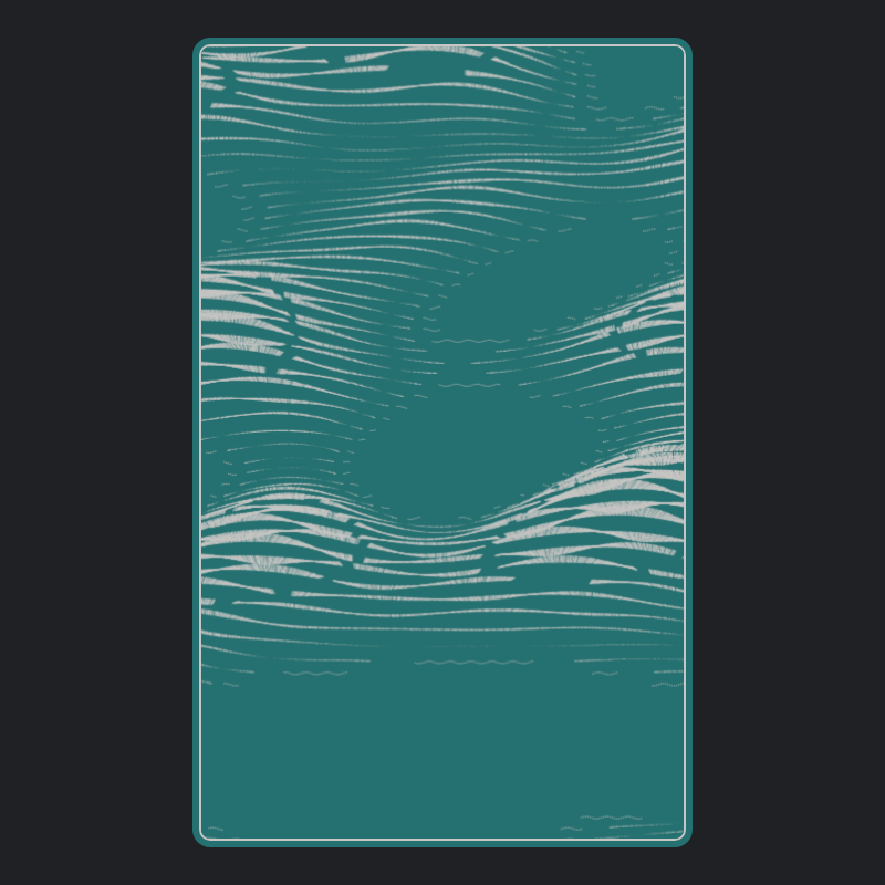 Topographic Playing Card #83