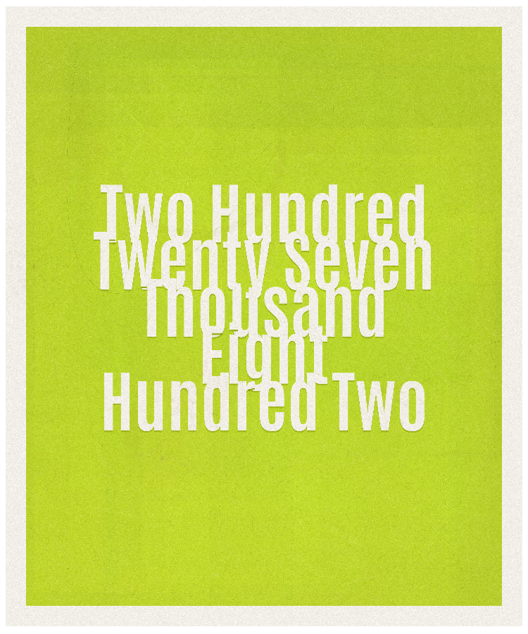Count #227802