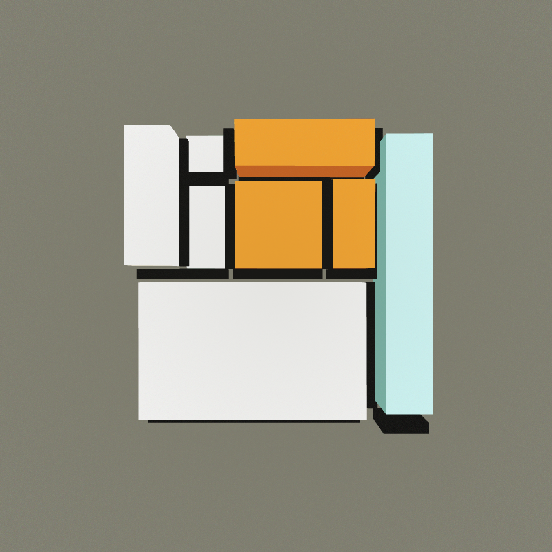 Mondrian3D #92