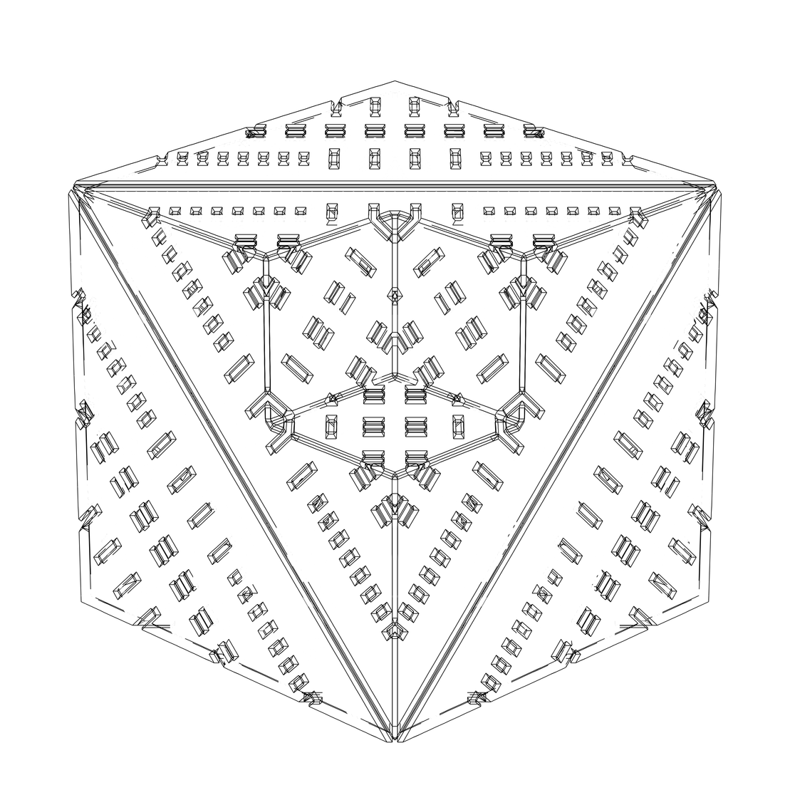 LL21 Alien Art Cube #116