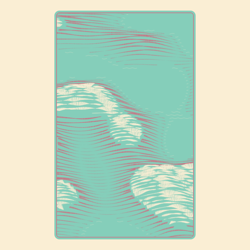 Topographic Playing Card #90